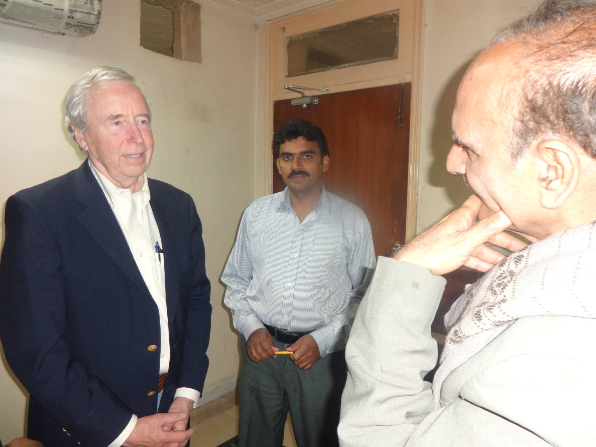 Frank Denton Visits The Lahore Press Club